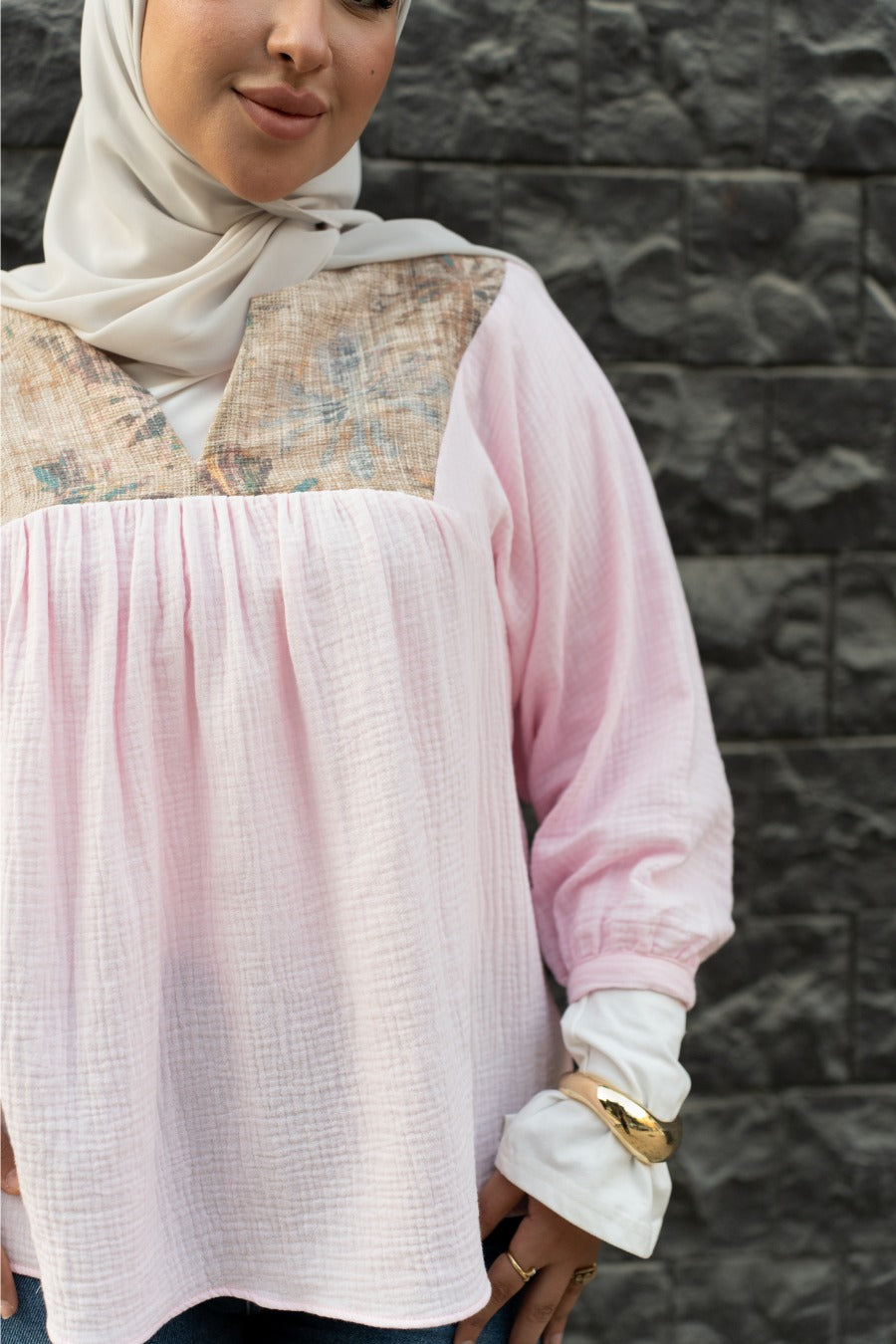 Nour Textured Blouse