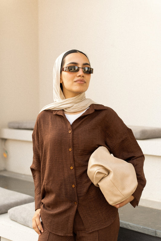 Linen Relaxed Shirt & Pants Set