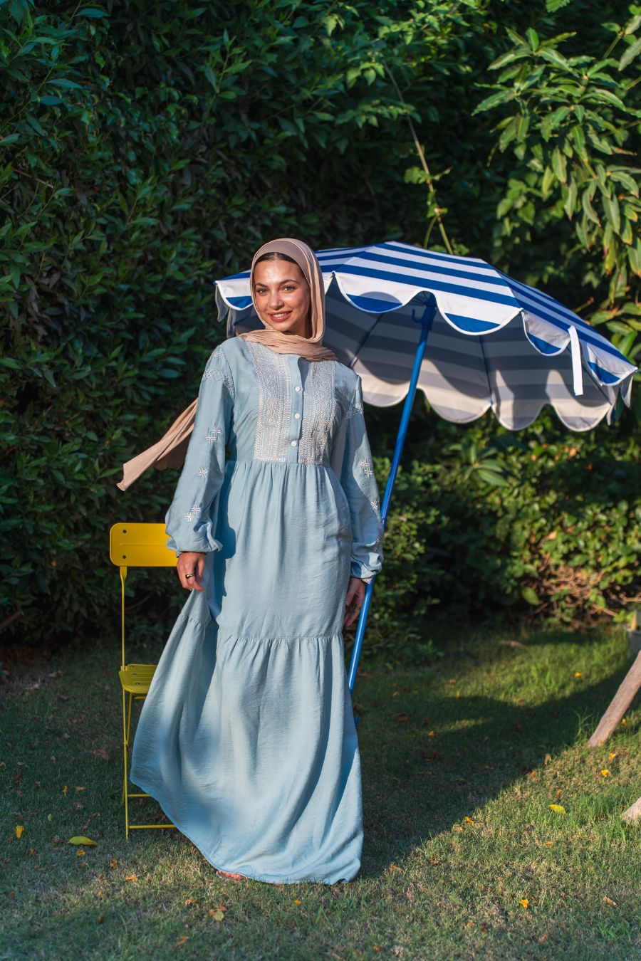 Layali Embroidered Dress