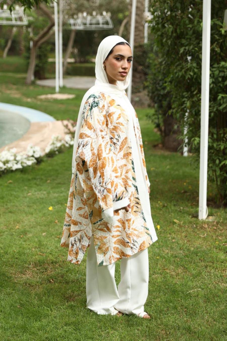 Printed Cardigan