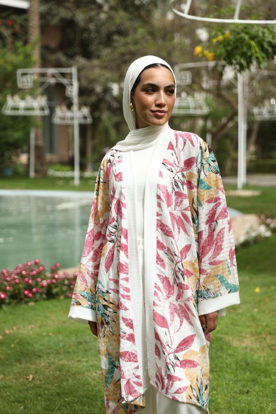 Printed Cardigan