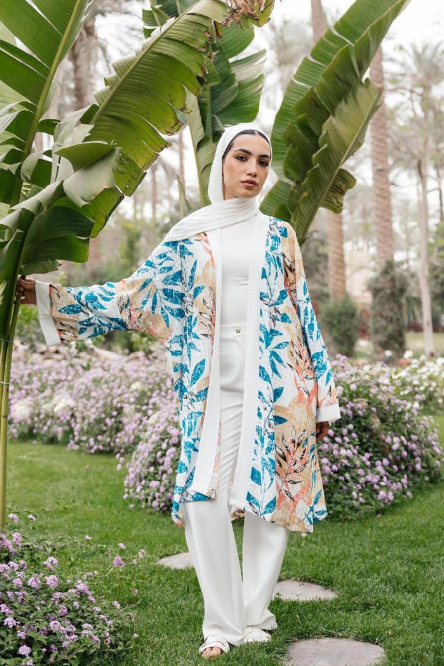 Printed Cardigan