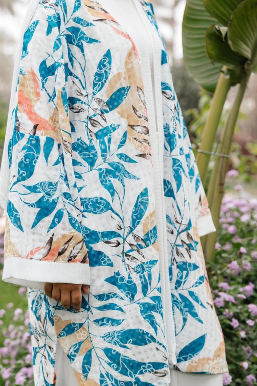Printed Cardigan
