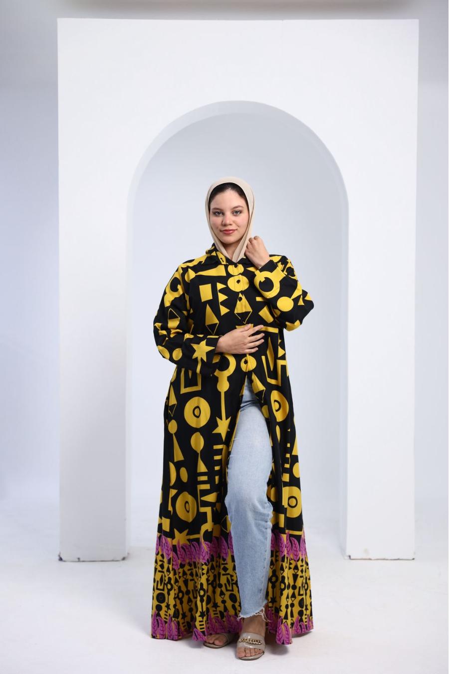 Printed Cotton Dress