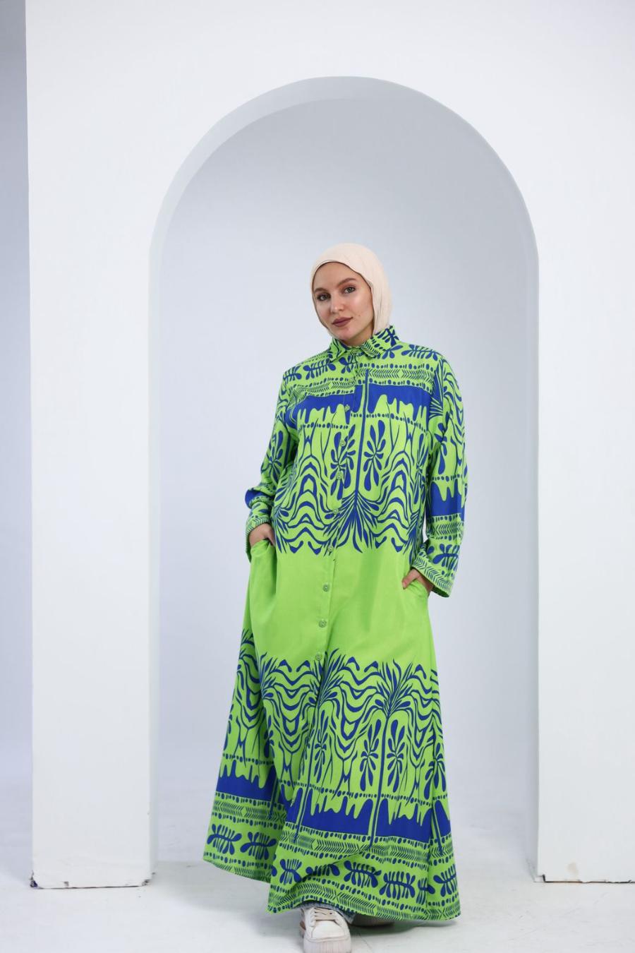 Printed Cotton Dress