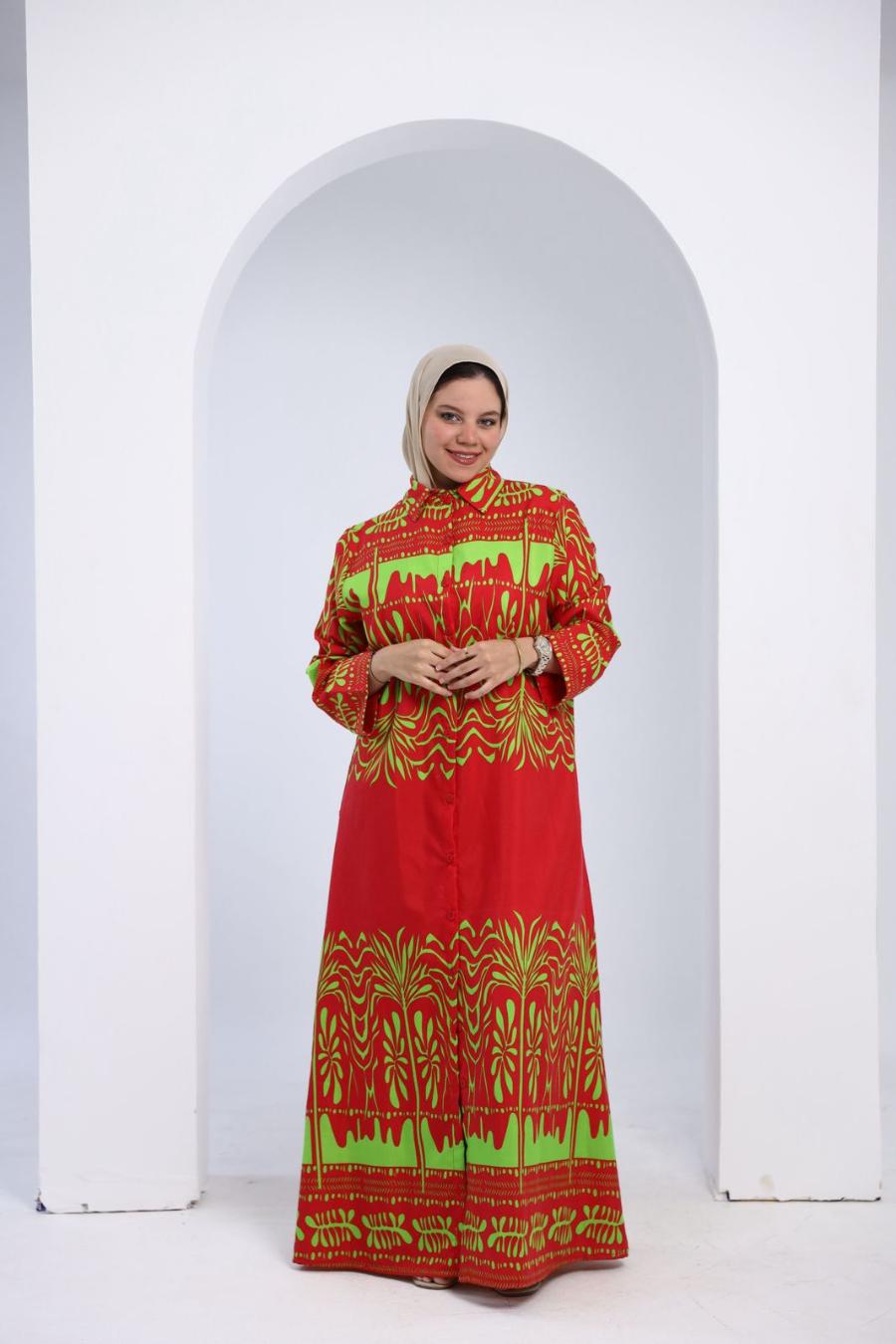 Printed Cotton Dress