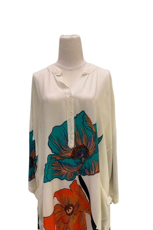 Turkish Flowered Abaya