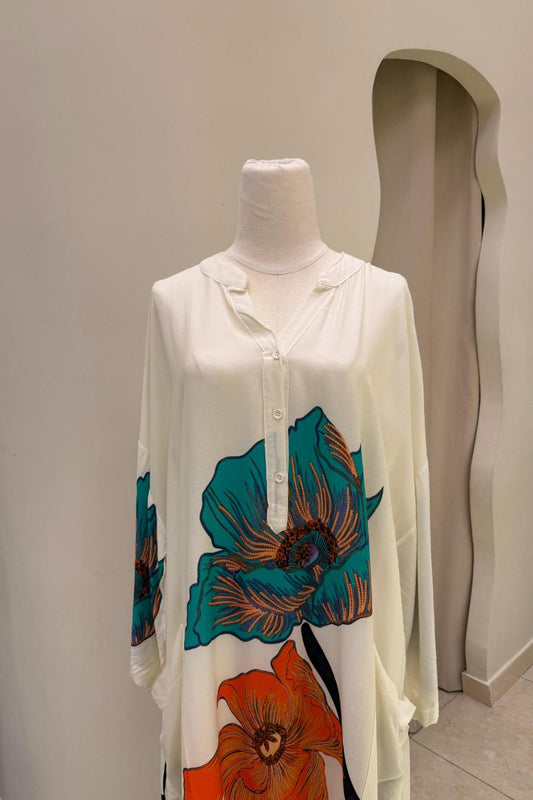 Turkish Flowered Abaya