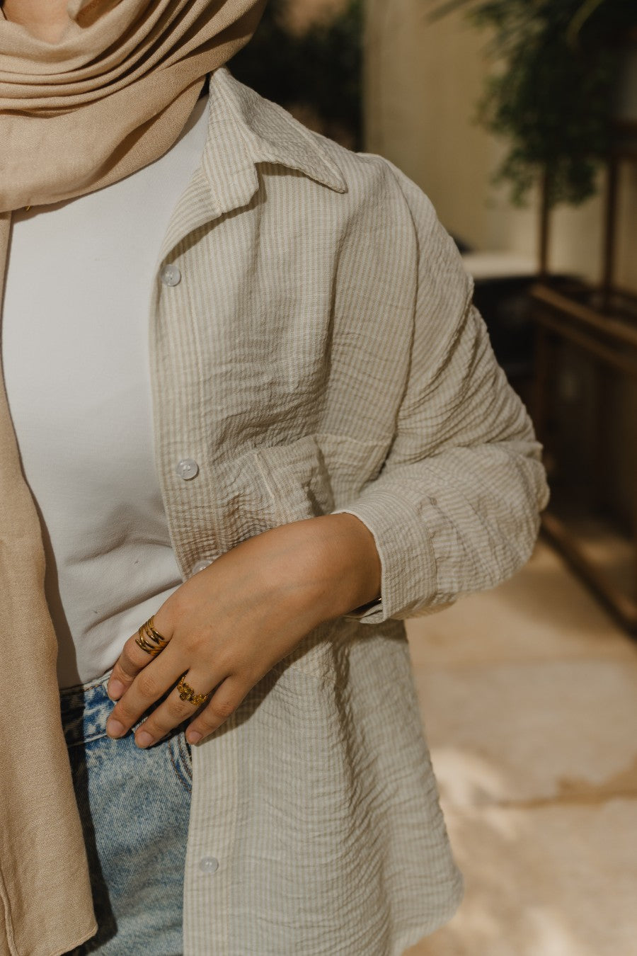 Light Stripped Shirt