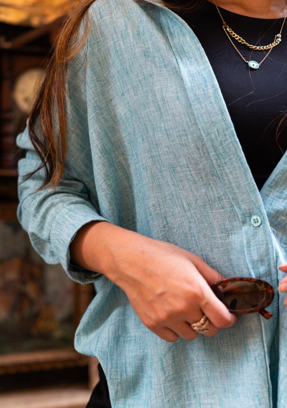 Chic Drape Shirt