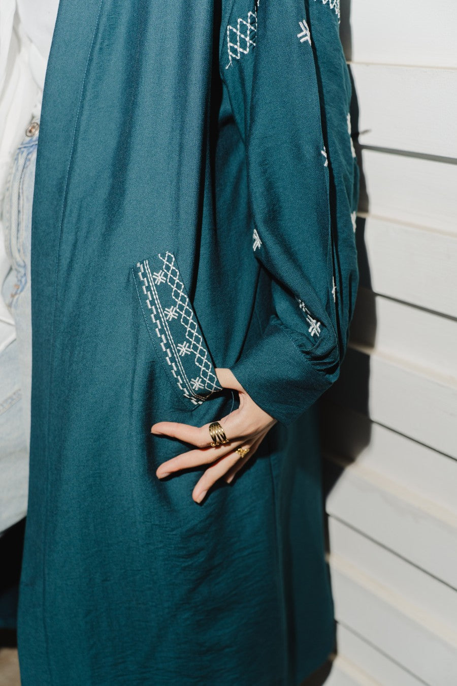 Embroidered Cardigan