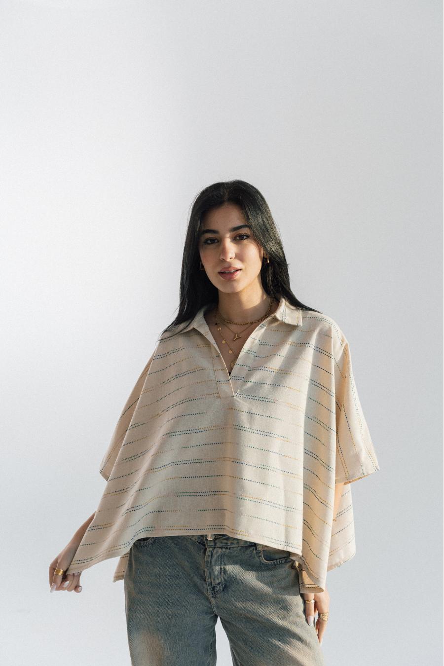Ashya Pure Linen Top