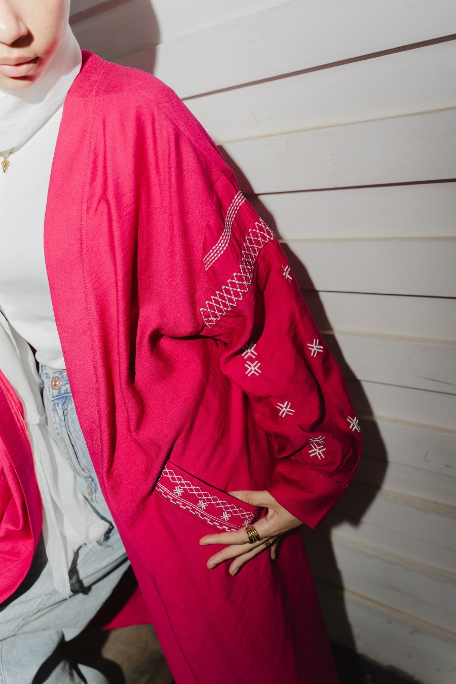 Embroidered Cardigan