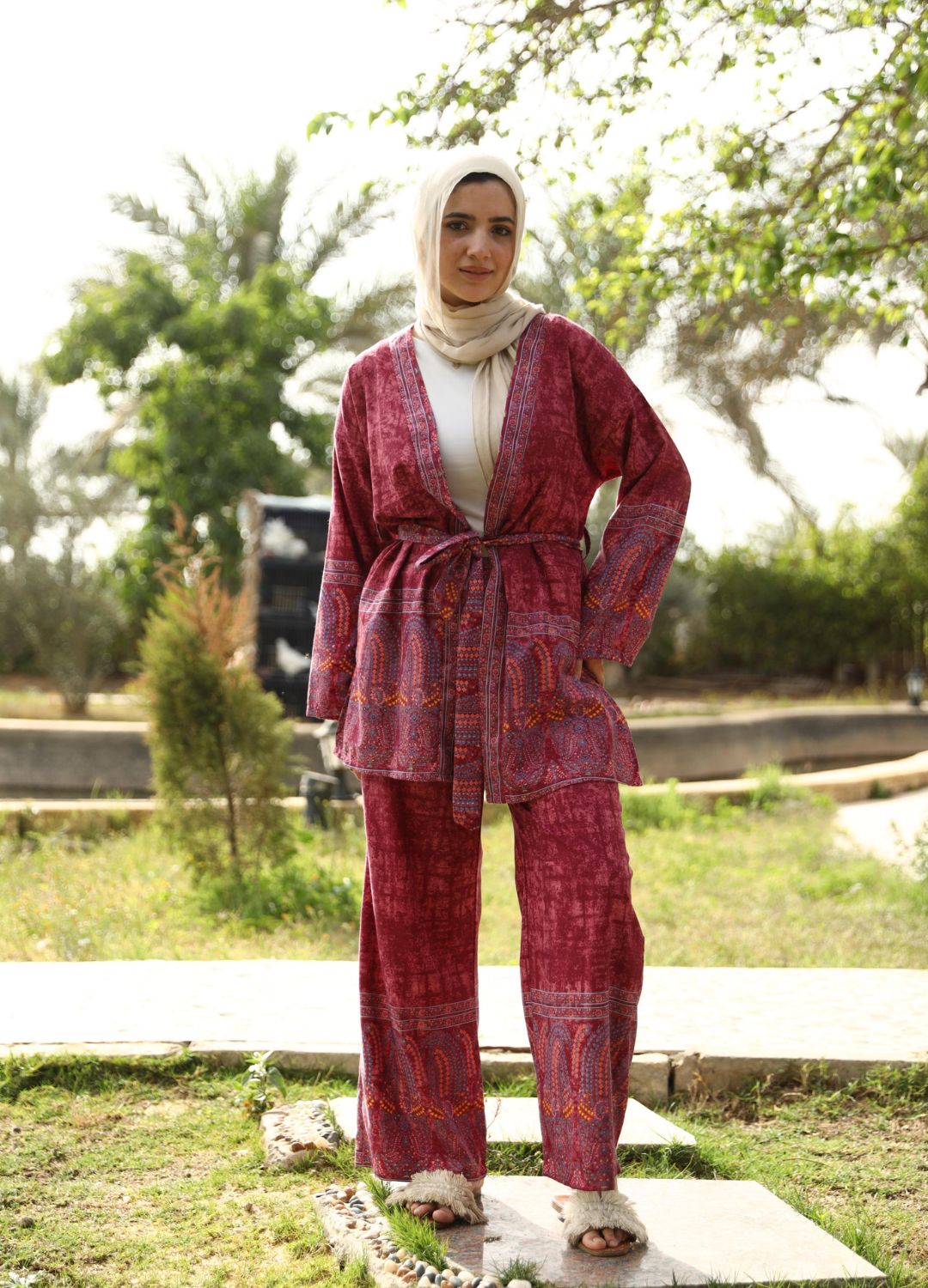 bohemian patterned full set