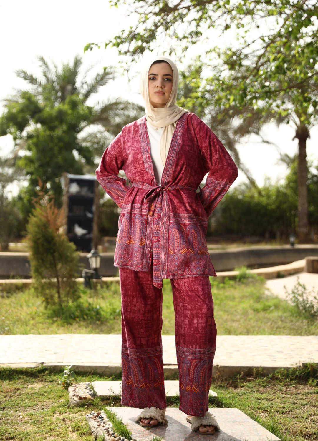 bohemian patterned full set