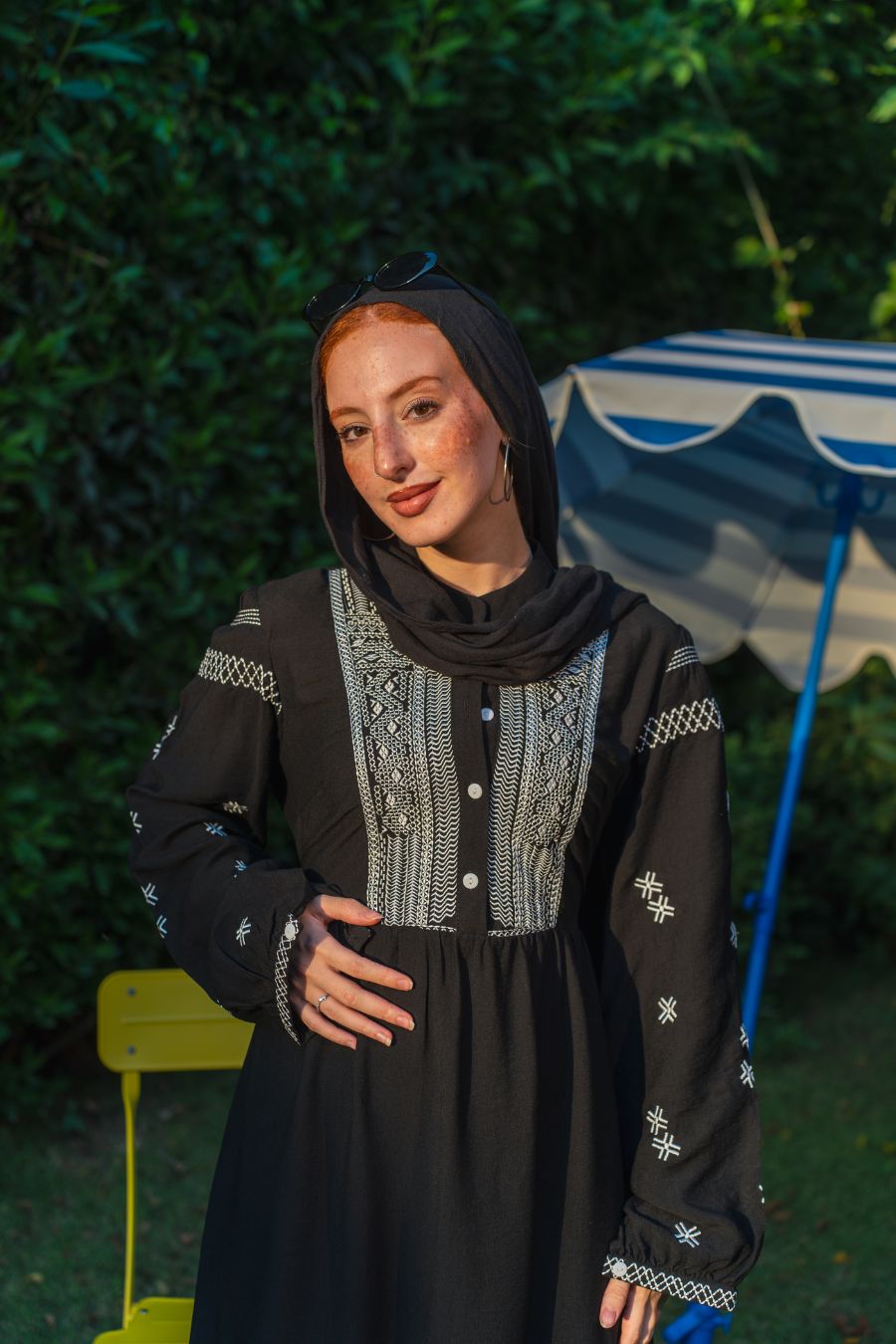 Layali Embroidered Dress