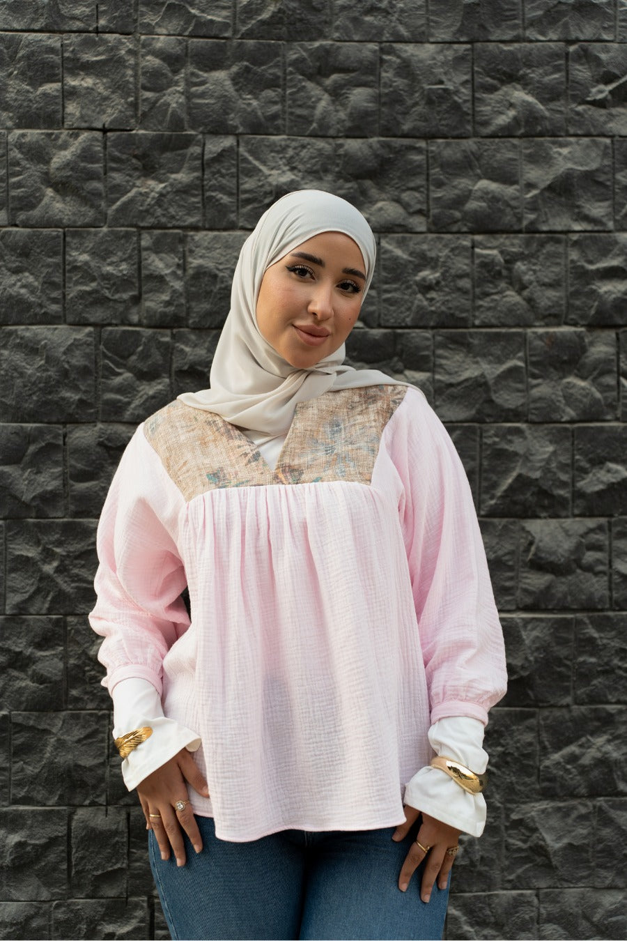 Nour Textured Blouse