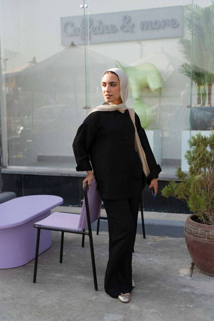 Linen Relaxed Shirt & Pants Set