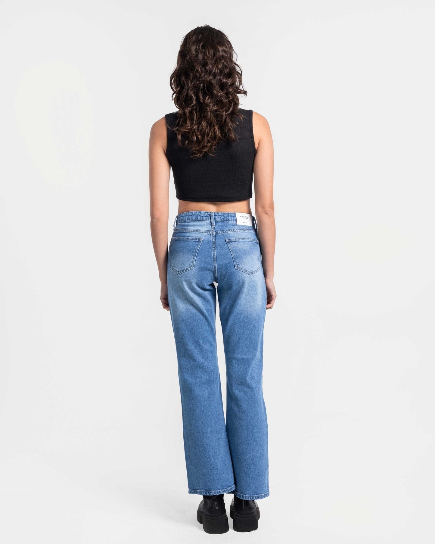 Boot Cut - Medium Blue Jeans