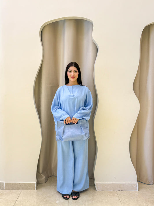 baby blue Ashya V set