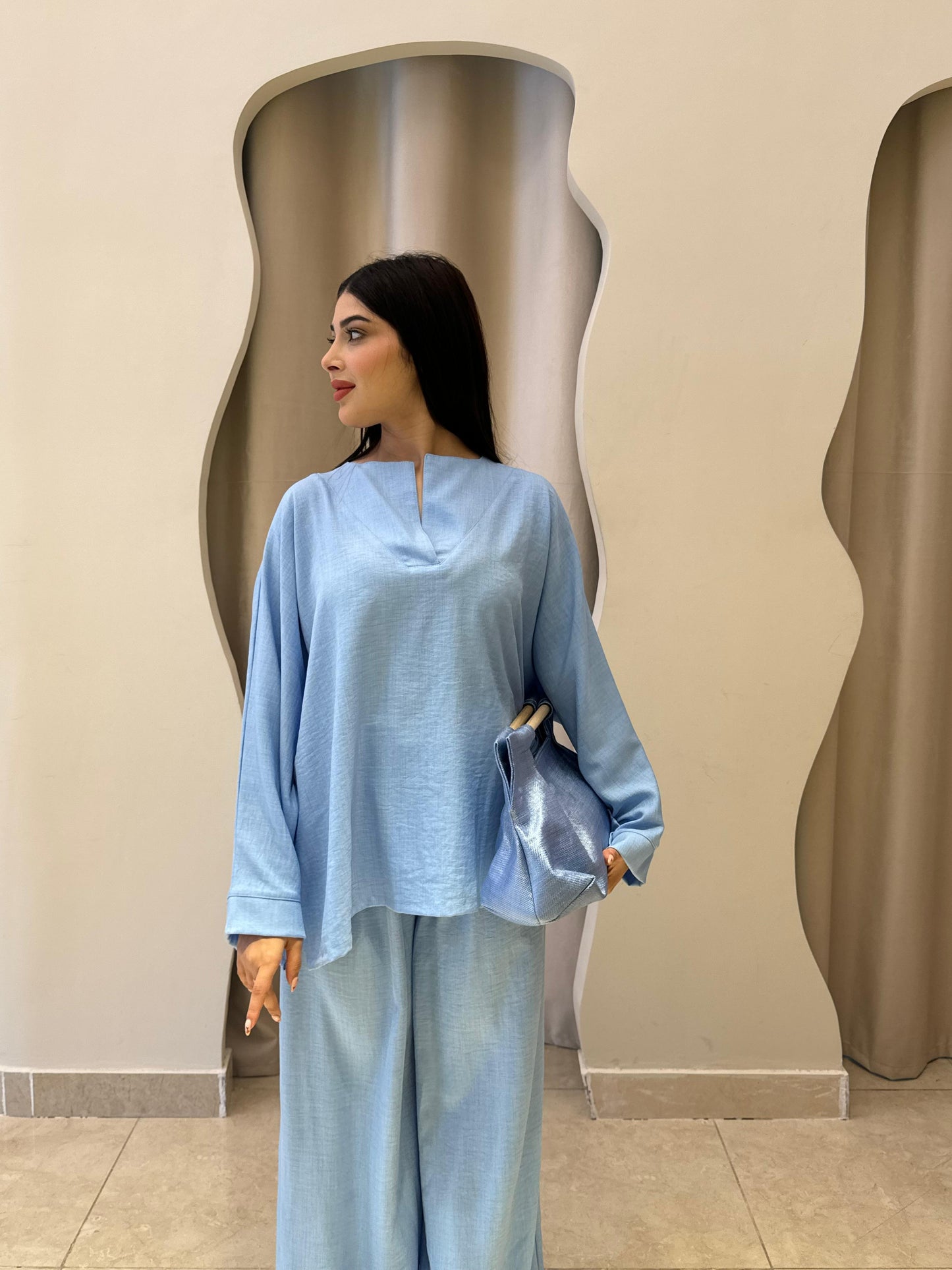 baby blue Ashya V set