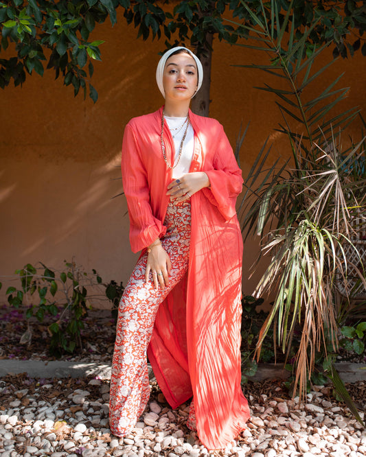 ASHYA PLEATED CARDIGAN