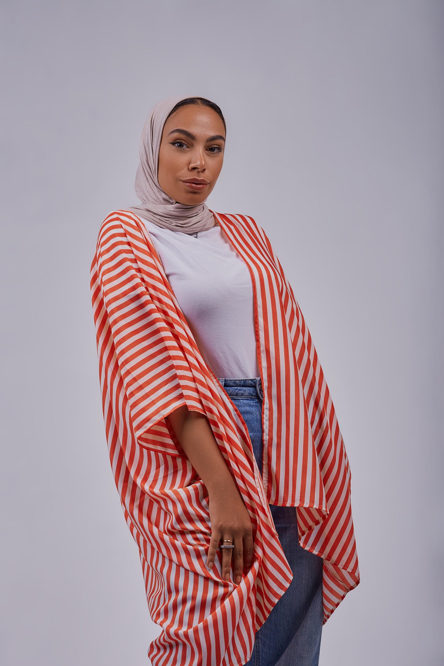 Orange ashya kimono
