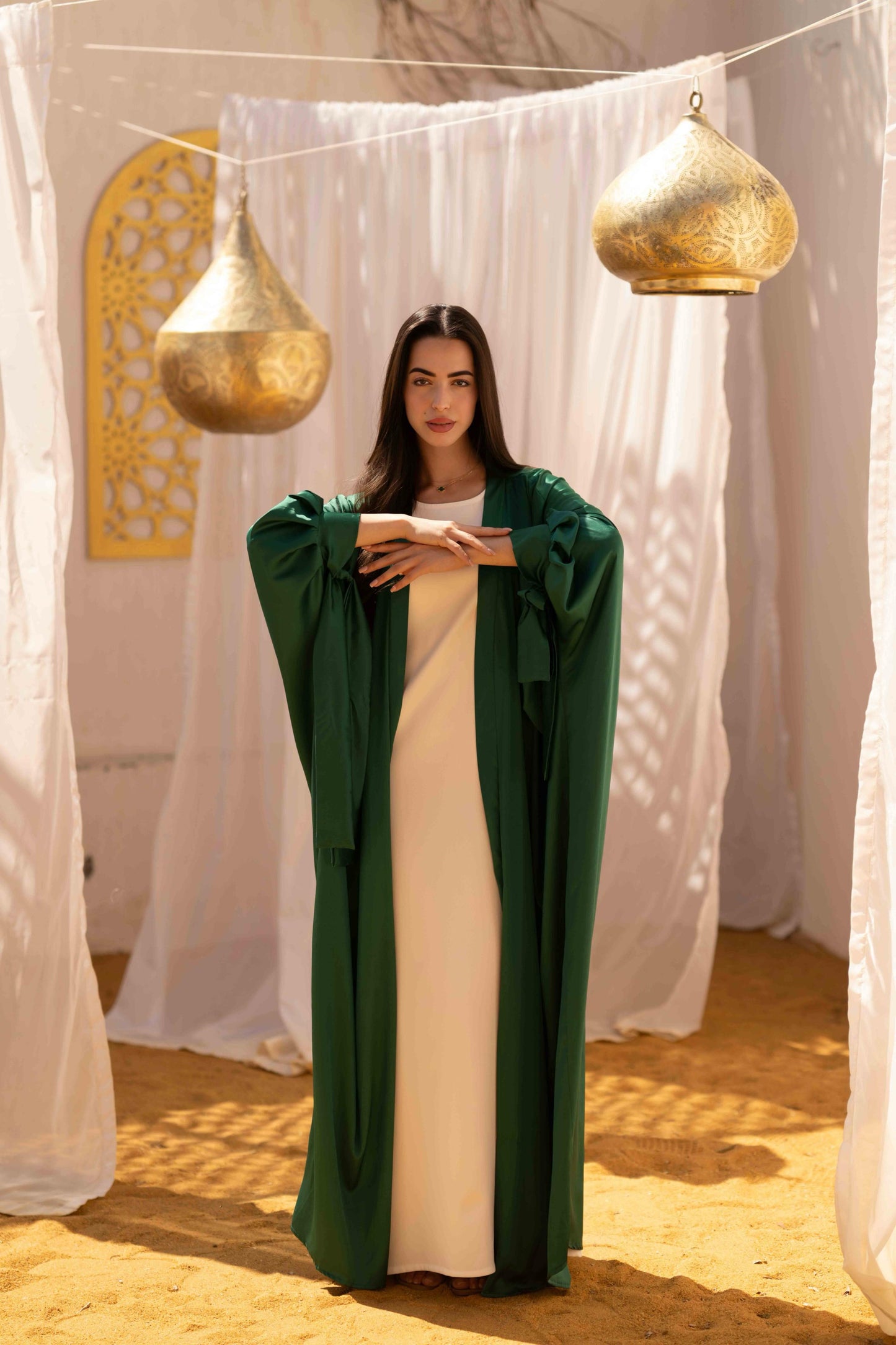 Satin Cardigan
