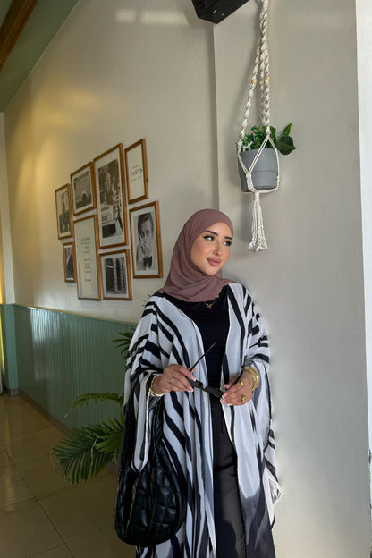 Black and White Cardi