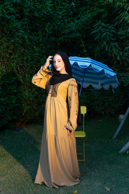 Layali Embroidered Dress