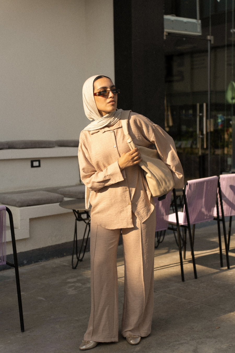 Linen Relaxed Shirt & Pants Set