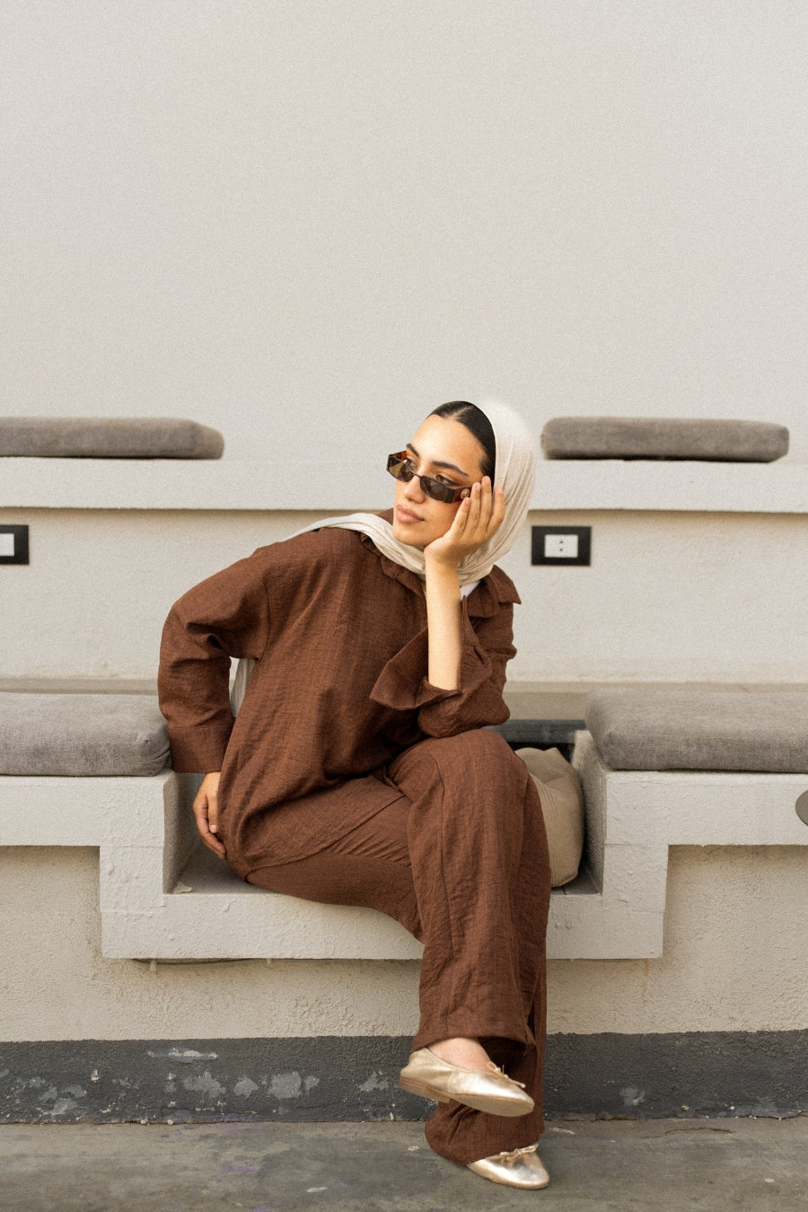 Linen Relaxed Shirt & Pants Set