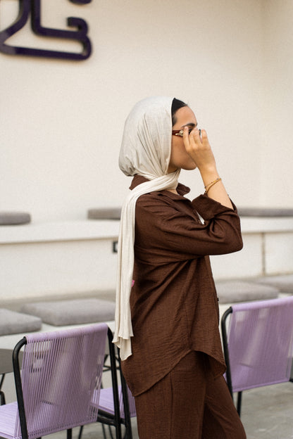 Linen Relaxed Shirt & Pants Set