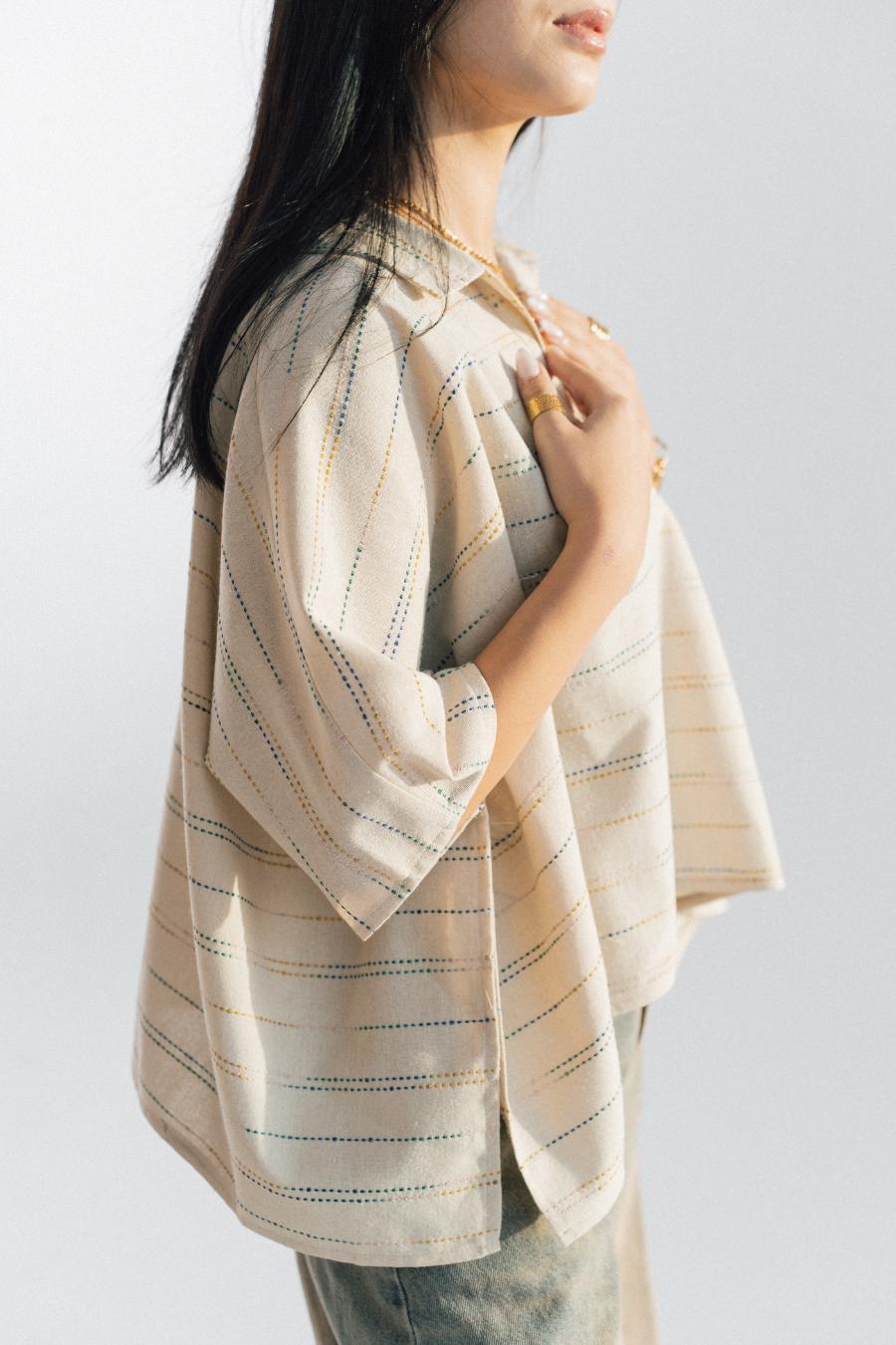 Ashya Pure Linen Top