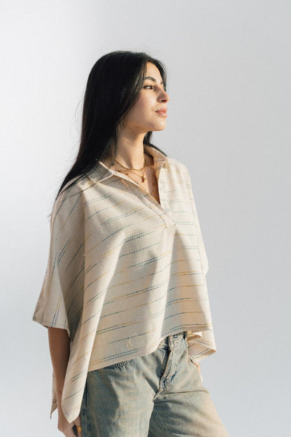 Ashya Pure Linen Top
