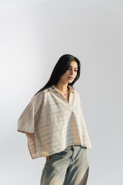 Ashya Pure Linen Top