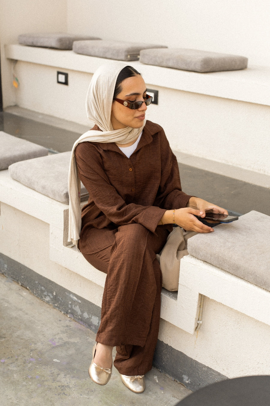 Linen Relaxed Shirt & Pants Set