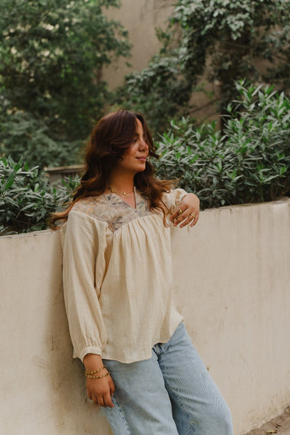 Nour Textured Blouse