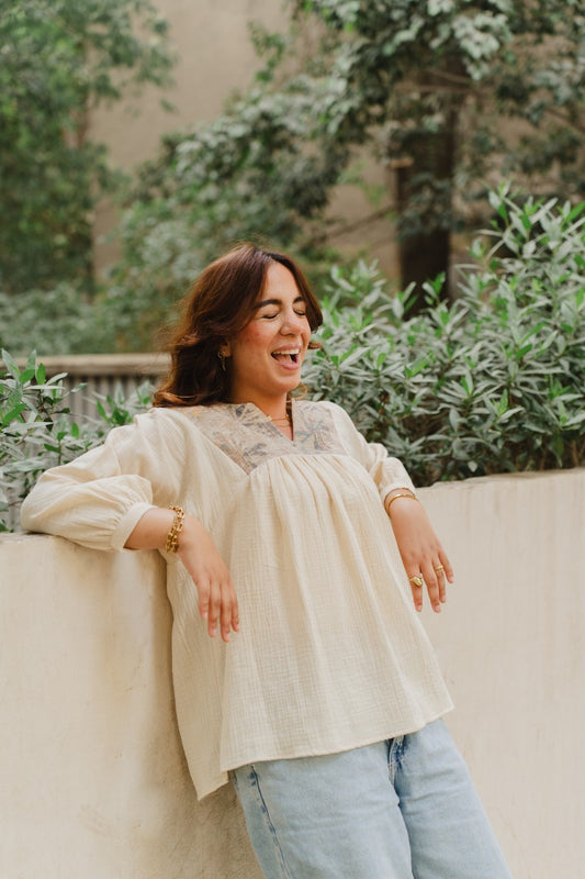 Nour Textured Blouse