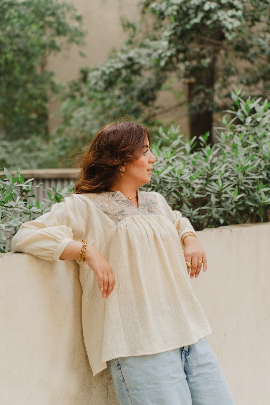 Nour Textured Blouse