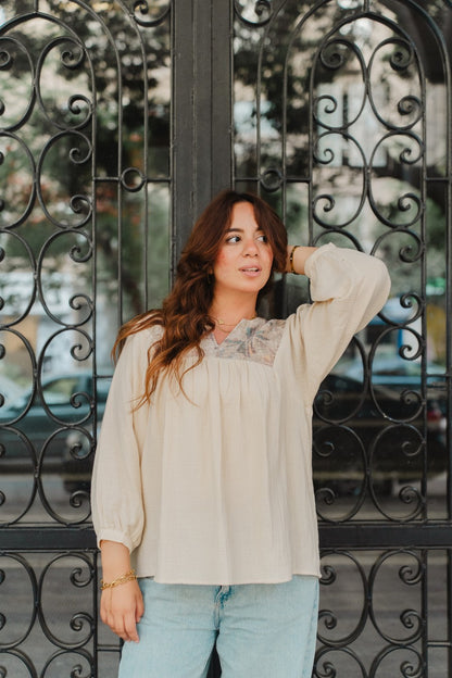 Nour Textured Blouse