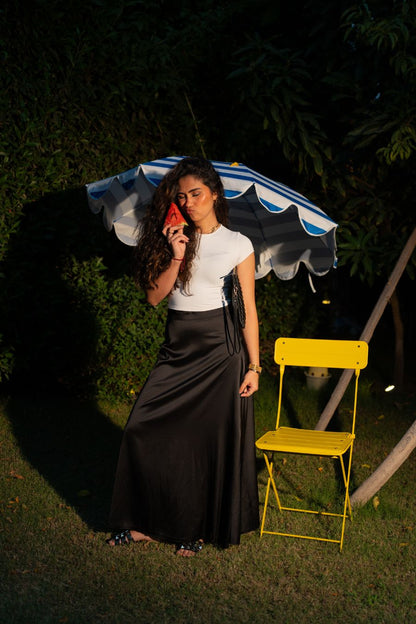 Ashya Satin Skirt
