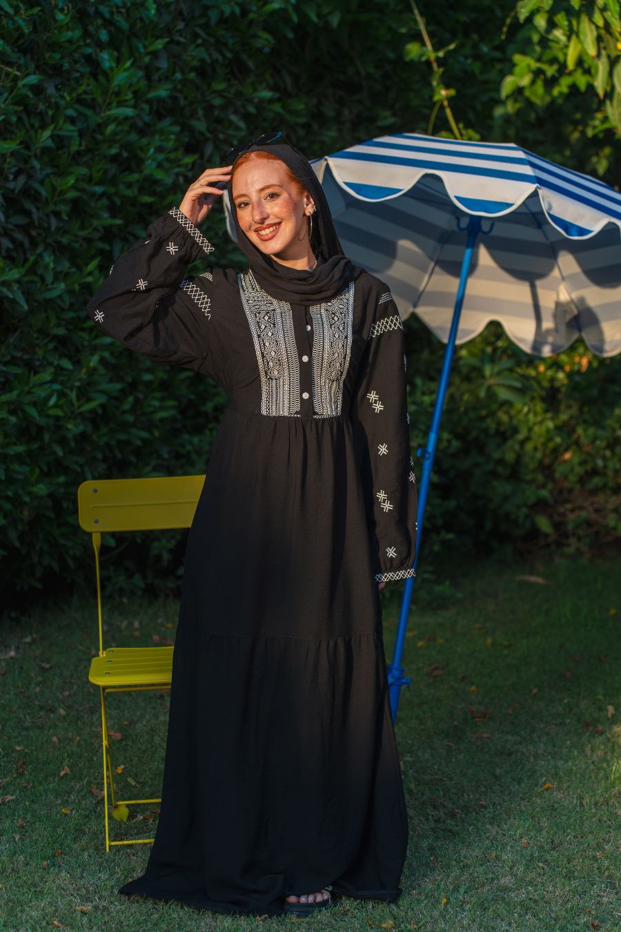 Layali Embroidered Dress