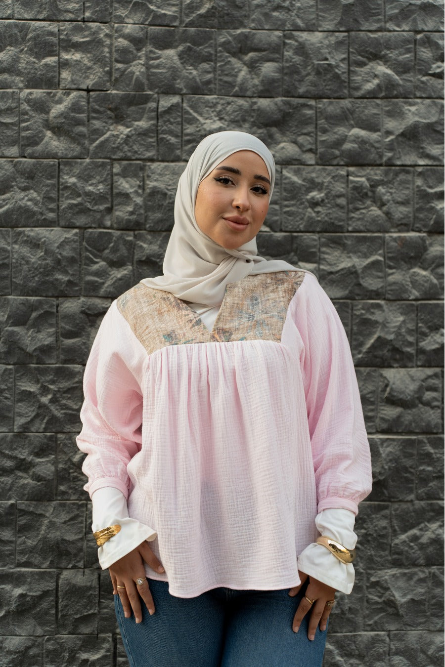 Nour Textured Blouse