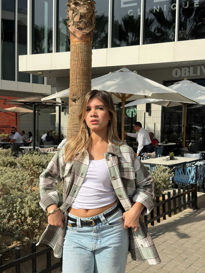 Cozy Plaid Overshirt