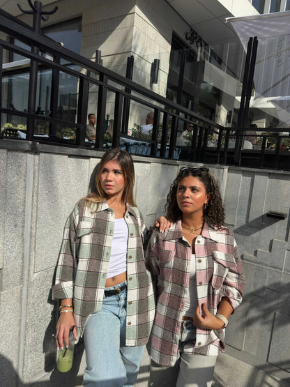 Cozy Plaid Overshirt