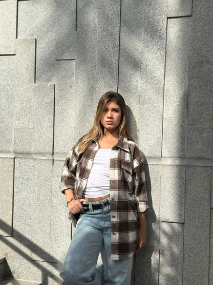 Cozy Plaid Overshirt
