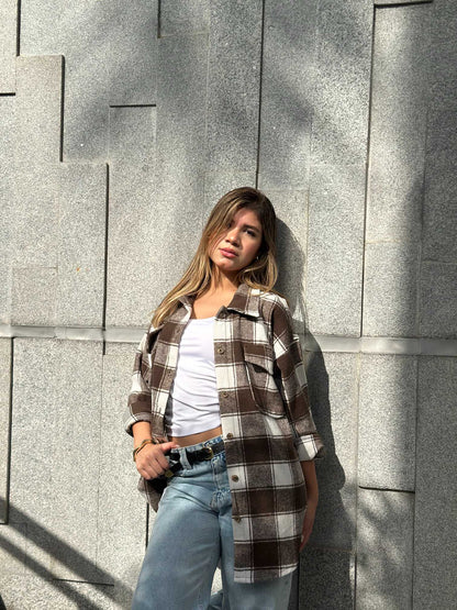 Cozy Plaid Overshirt