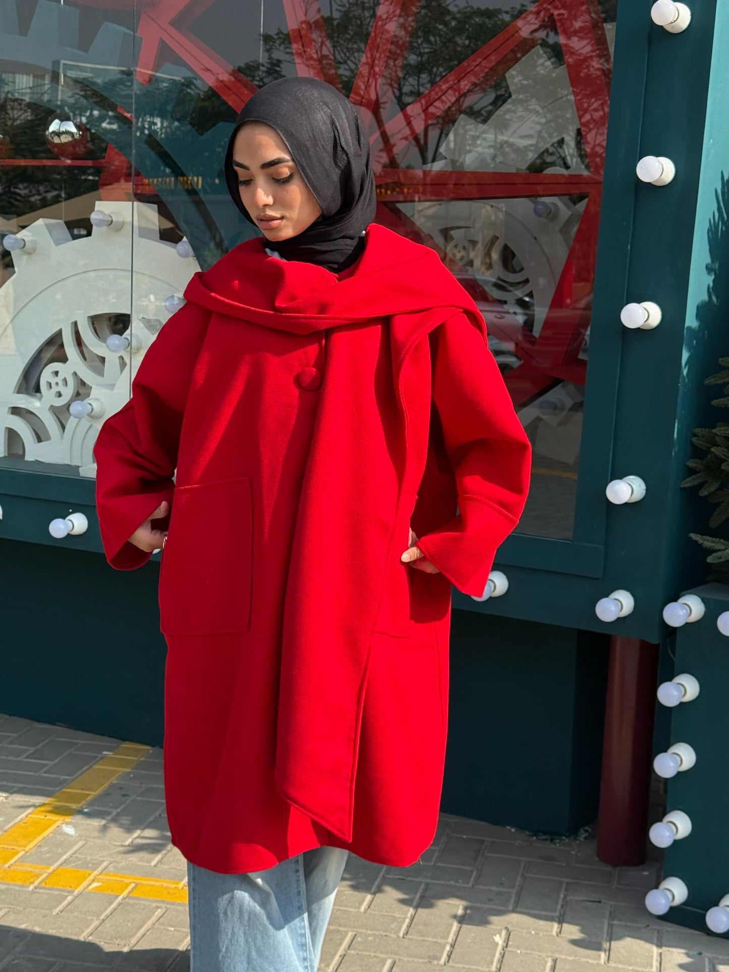 One Size Wool Coat