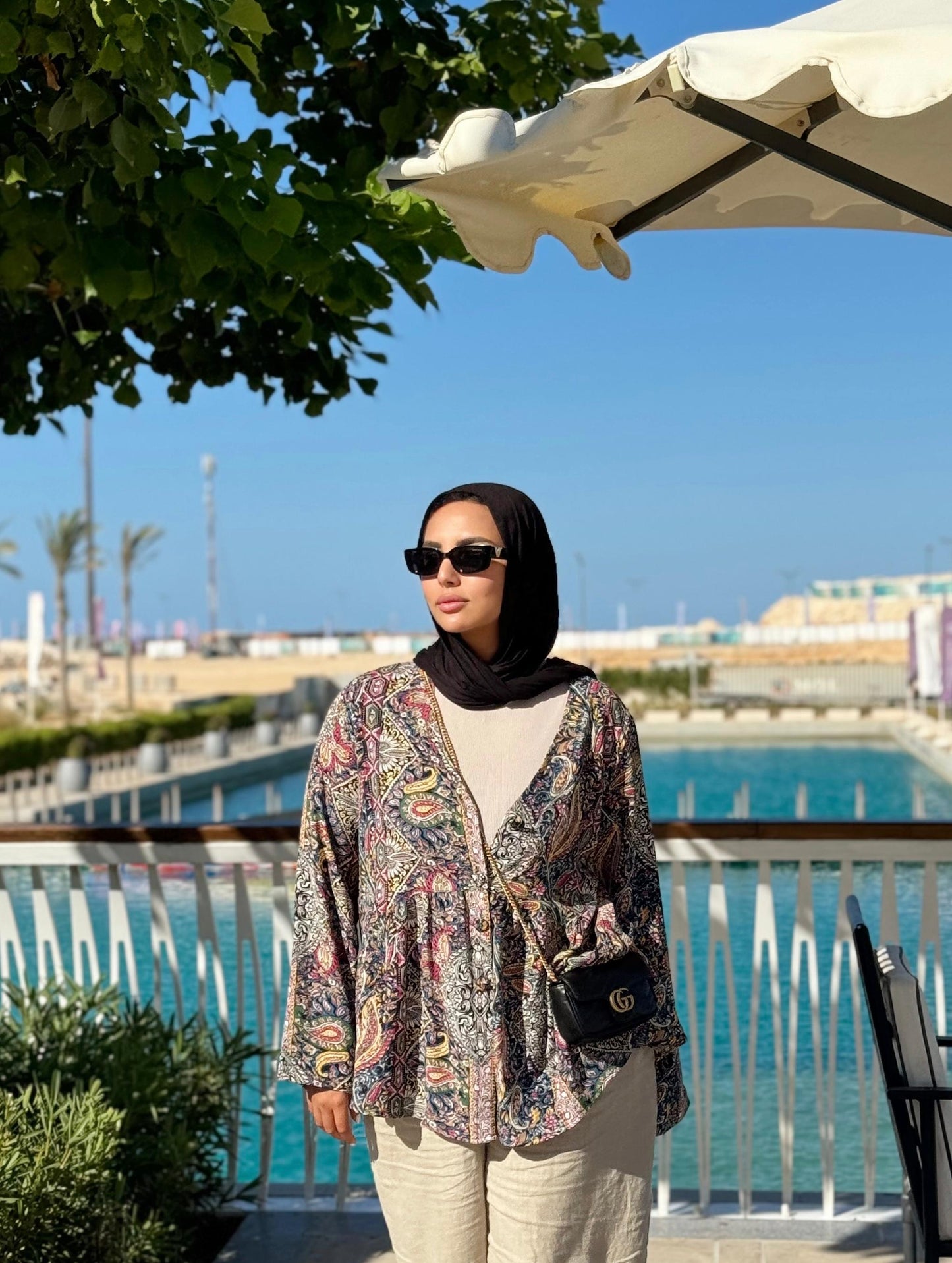 Printed Cotton Blouse